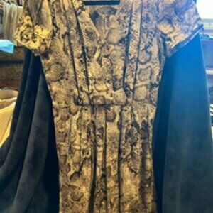 Animal print "grey and black" dress